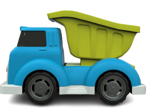 Dump Truck Cartoon Vehicle Modelo 3D