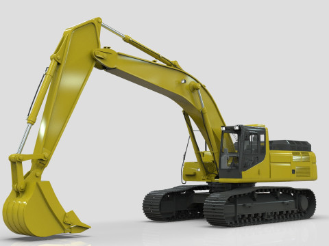Caterpillar 345B L Hidraulic Excavator 3D Model