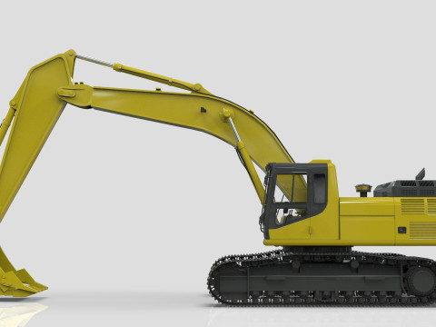 Caterpillar 345B L Hidraulic Excavator 3D Model