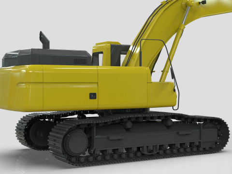 Caterpillar 345B L Hidraulic Excavator 3D Model