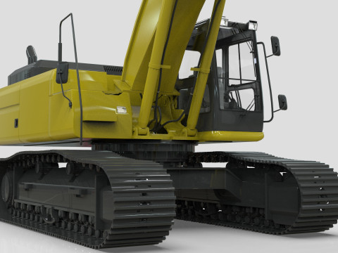 Caterpillar 345B L Hidraulic Excavator 3D Model