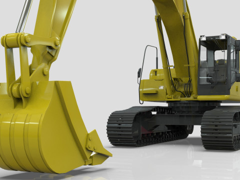 Caterpillar 345B L Hidraulic Excavator 3D Model