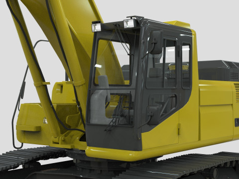 Caterpillar 345B L Hidraulic Excavator 3D Model