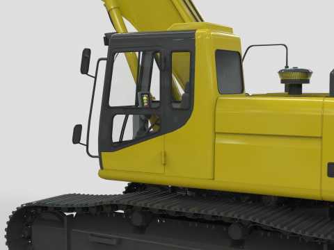 Caterpillar 345B L Hidraulic Excavator 3D Model