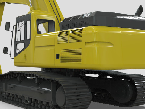 Caterpillar 345B L Hidraulic Excavator 3D Model