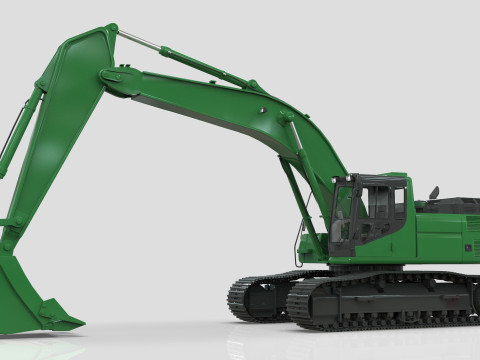 Caterpillar 345B L Hidraulic Excavator 3D Model