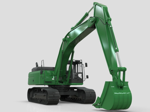 Caterpillar 345B L Hidraulic Excavator 3D Model