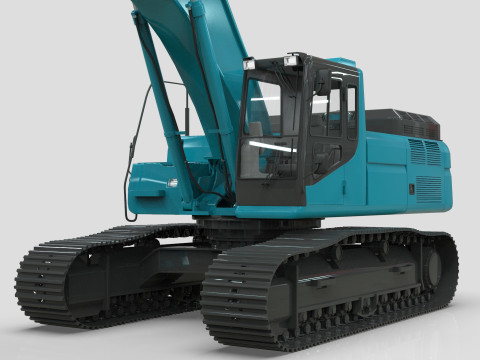 Caterpillar 345B L Hidraulic Excavator 3D Model