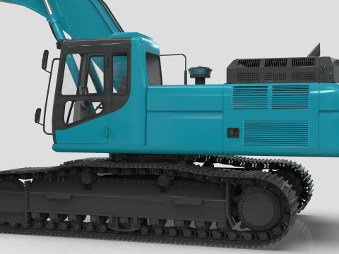 Caterpillar 345B L Hidraulic Excavator 3D Model