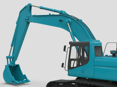 Caterpillar 345B L Hidraulic Excavator 3D Model