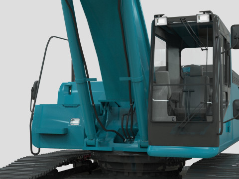 Caterpillar 345B L Hidraulic Excavator 3D Model