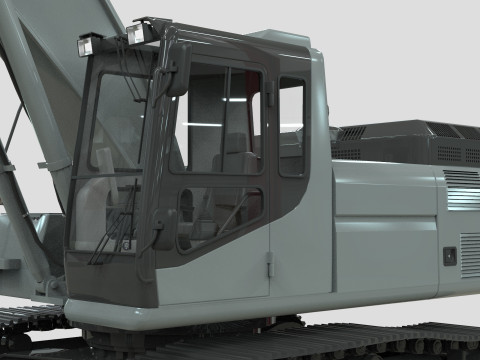 Caterpillar 345B L Hidraulic Excavator 3D Model