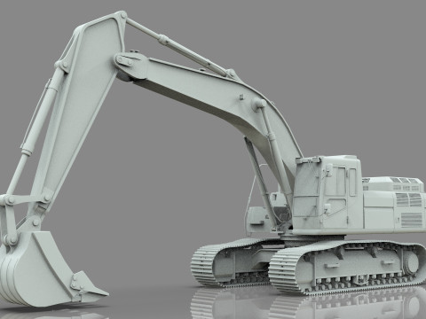 Caterpillar 345B L Hidraulic Excavator 3D Model