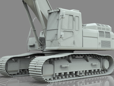 Caterpillar 345B L Hidraulic Excavator 3D Model