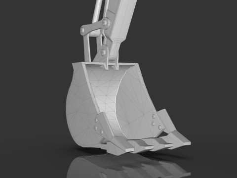 Caterpillar 345B L Hidraulic Excavator 3D Model