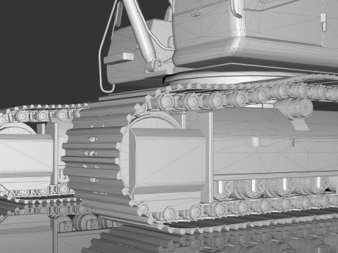 Caterpillar 345B L Hidraulic Excavator 3D Model