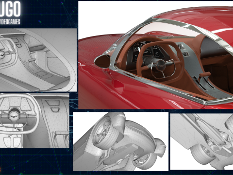 1953 Chevrolet Corvette TwelveAir 3Dモデル