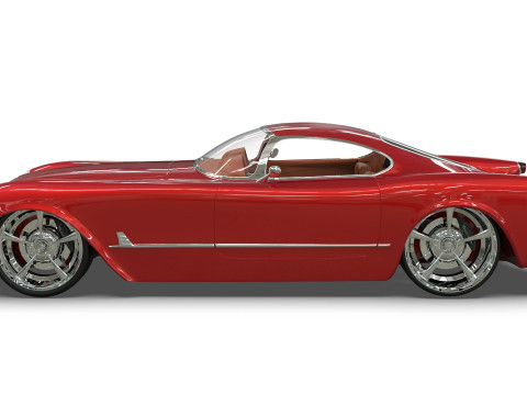 1953 Chevrolet Corvette TwelveAir 3Dモデル
