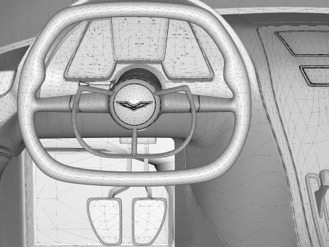 1953 Chevrolet Corvette TwelveAir 3Dモデル