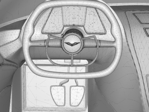 1953 Chevrolet Corvette TwelveAir 3Dモデル