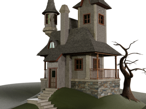 Haunted House 3D 模型