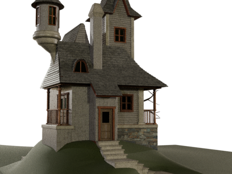 Haunted House 3D 模型