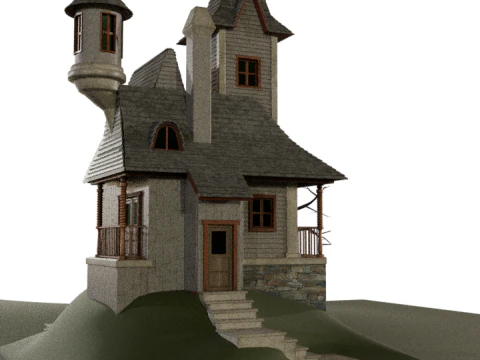 Haunted House 3D Model