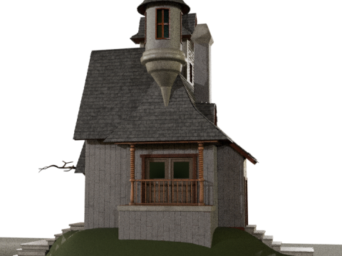 Haunted House 3D 模型