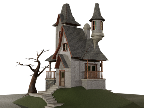 Haunted House 3D 模型