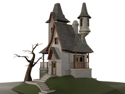 Haunted House 3D Model