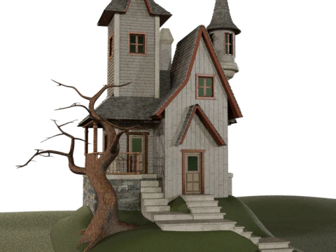 Haunted House 3D Model