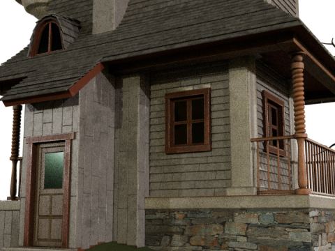 Haunted House 3D 模型