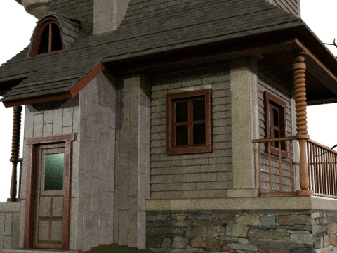 Haunted House 3D Model