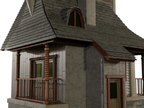 Haunted House 3D Model