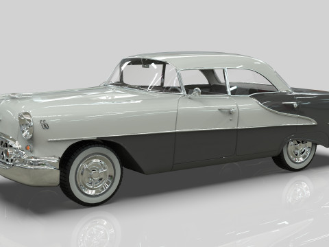 Oldsmobile Super88 Sedan 1955 Low-poly 3D Модель