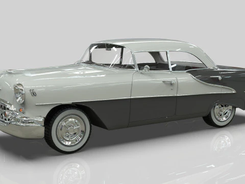 Oldsmobile Super88 Sedan 1955 Low-poly 3D Model
