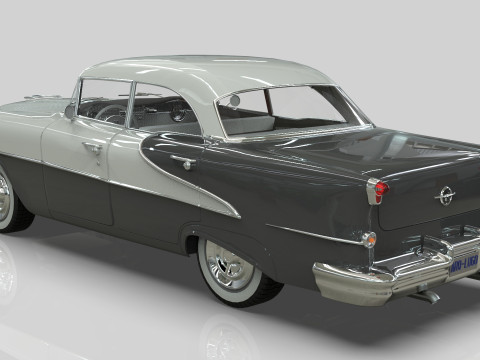 Oldsmobile Super88 Sedan 1955 Low-poly 3D Модель