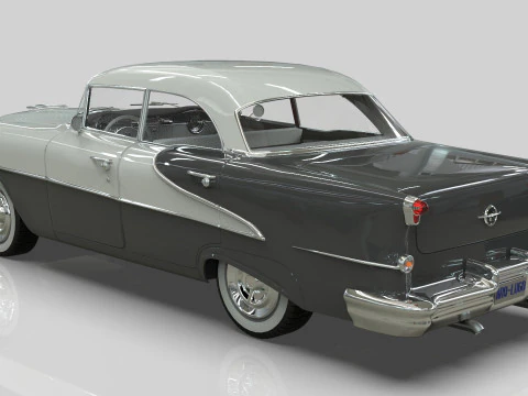 Oldsmobile Super88 Sedan 1955 Low-poly 3D Model