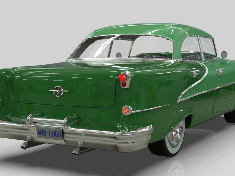 Oldsmobile Super88 Sedan 1955 Low-poly 3D Модель