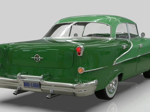 Oldsmobile Super88 Sedan 1955 Low-poly 3D Model