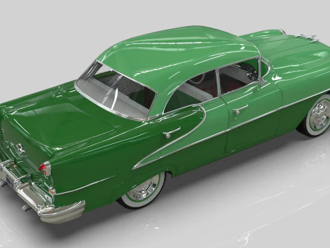 Oldsmobile Super88 Sedan 1955 Low-poly 3D Model