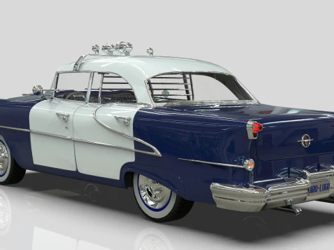 Oldsmobile Super 88 Police Patrol 1955 3D Model