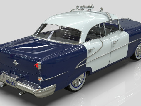 Oldsmobile Super 88 Police Patrol 1955 3D Модель