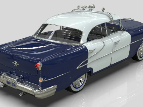 Oldsmobile Super 88 Police Patrol 1955 3D Model