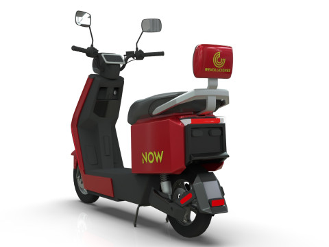 Electric scooter 3D-Modell