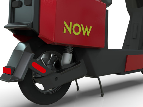 Electric scooter 3D-Modell