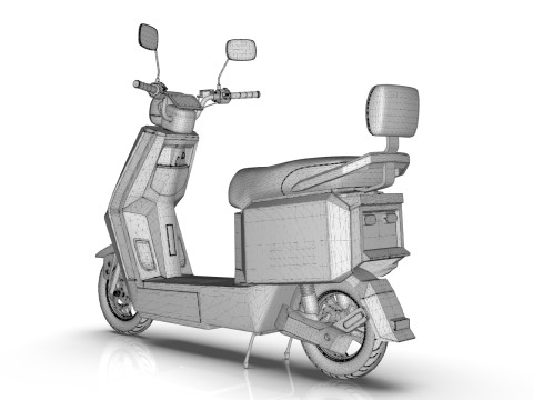 Electric scooter 3D-Modell
