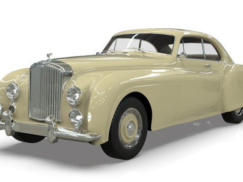 Bentley R-Type Continental 1952 Low-poly 3D 모델