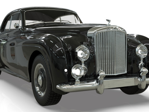 Bentley R-Type Continental 1952 Low-poly Modelo 3D