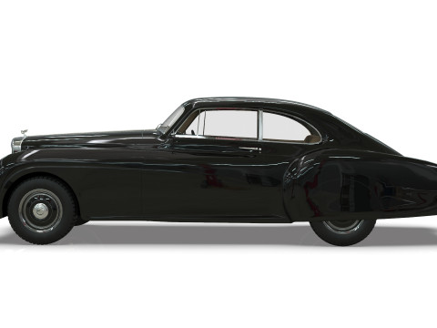 Bentley R-Type Continental 1952 Low-poly Modelo 3D